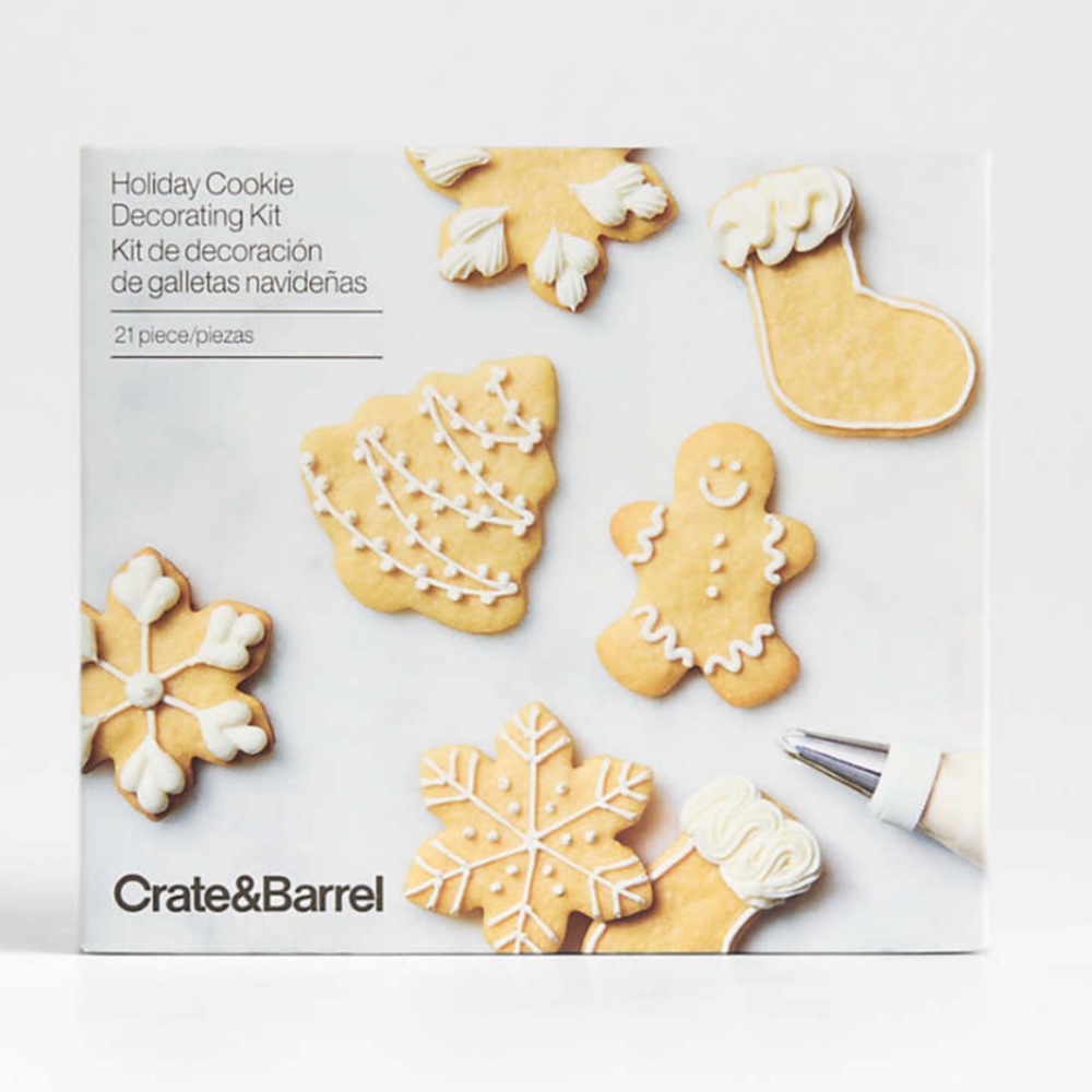 Crate&Barrel Festive Cookie Decorating Set